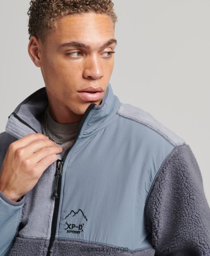 Superdry lilla klær 86P46D656 xpd borg jakke menn