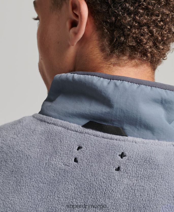 Superdry lilla klær 86P46D656 xpd borg jakke menn