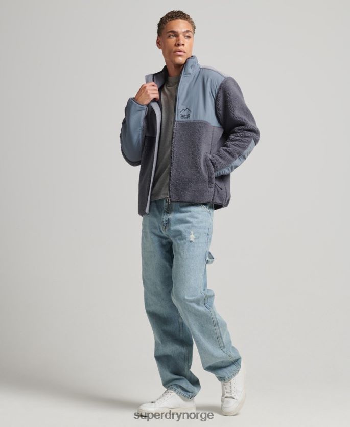 Superdry lilla klær 86P46D656 xpd borg jakke menn