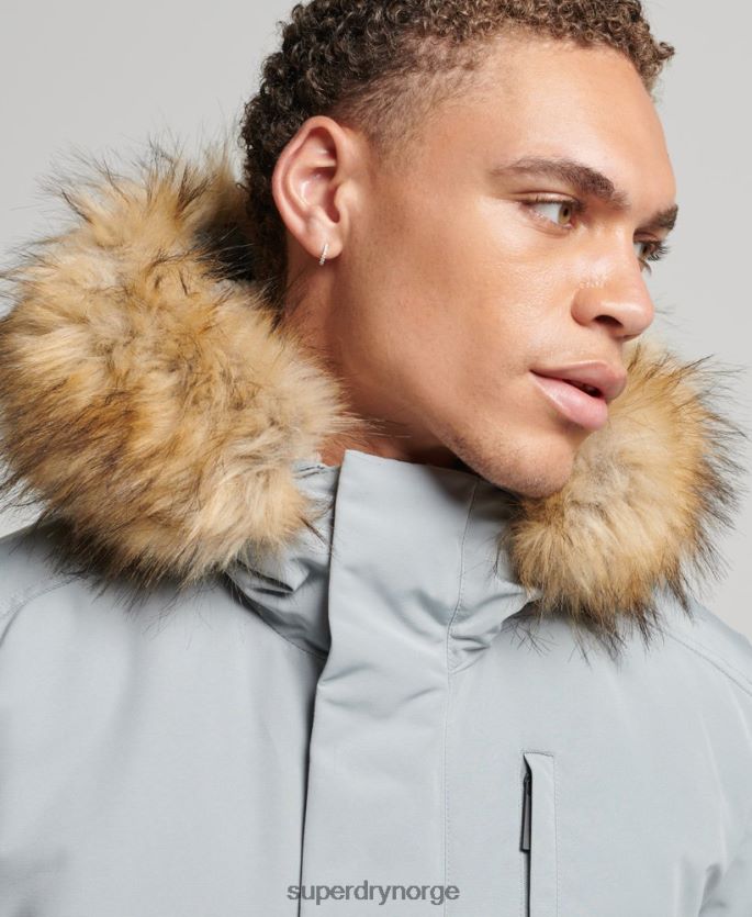 Superdry lyse blå klær 86P46D993 everest bomber jakke menn