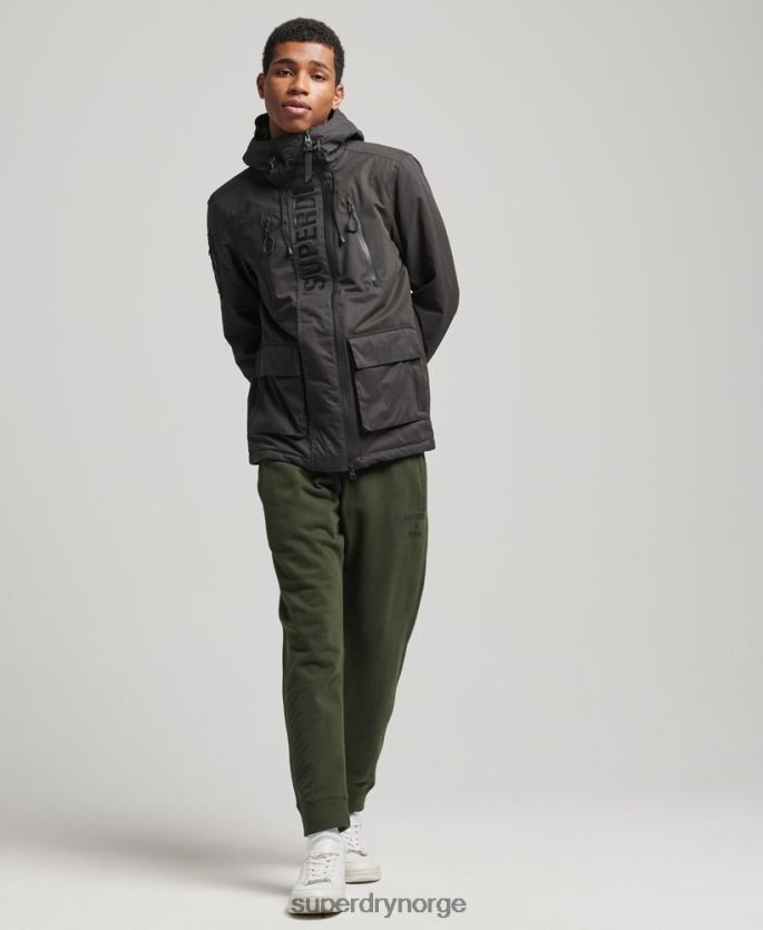 Superdry mørk grå klær 86P46D1188 ultimate mikrofiber sd vindjakke menn