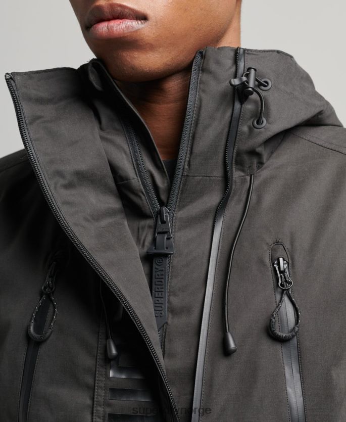 Superdry mørk grå klær 86P46D1188 ultimate mikrofiber sd vindjakke menn