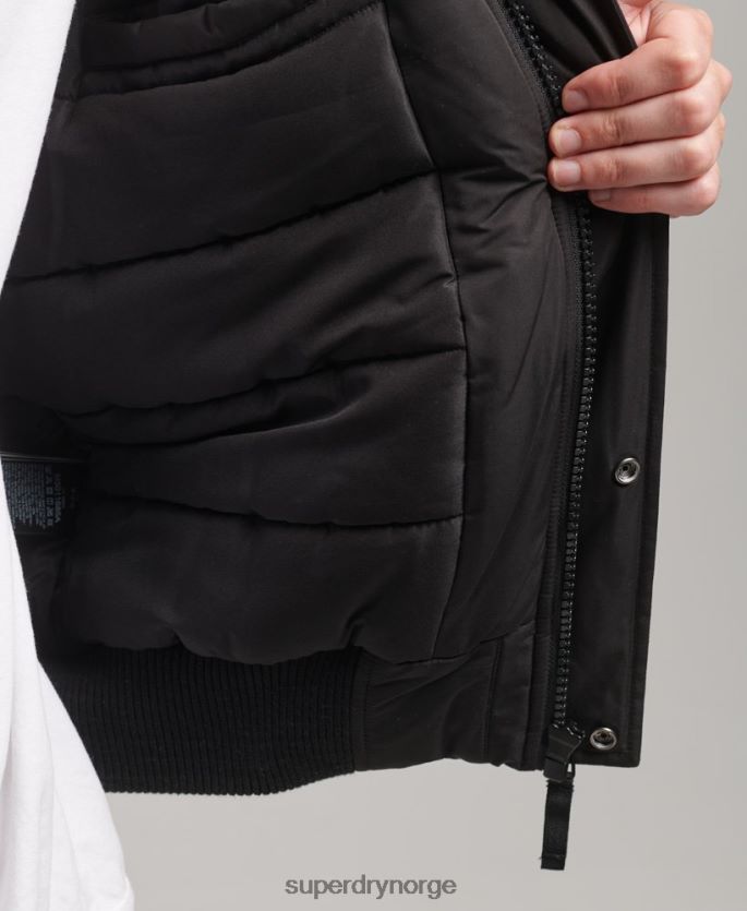Superdry mørk grå klær 86P46D4503 everest bomber jakke menn