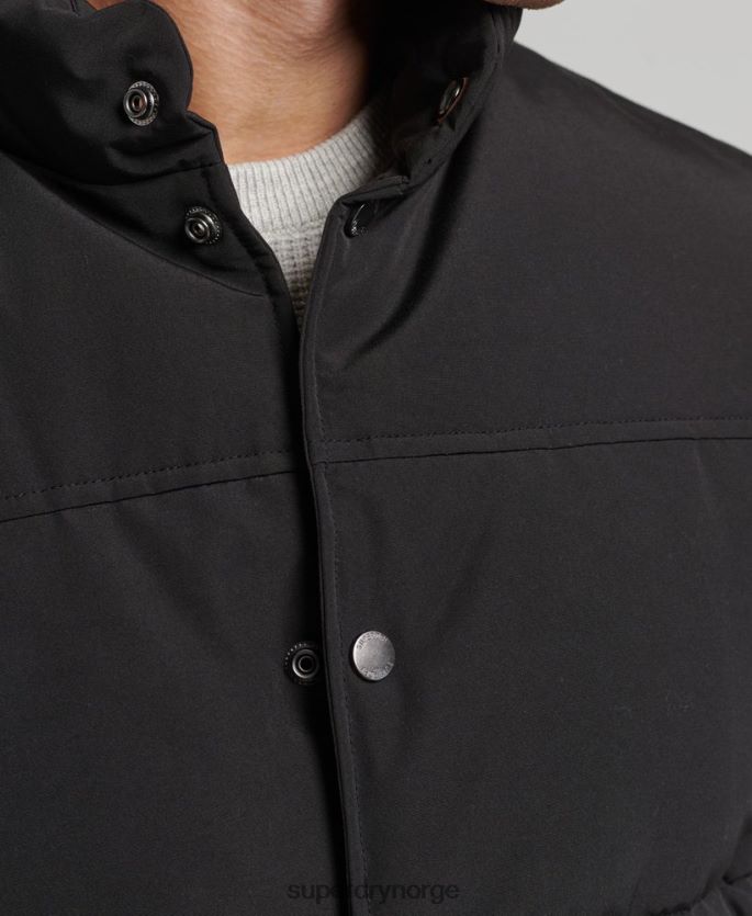 Superdry mørk grå klær 86P46D4528 vintage fjellgilet menn