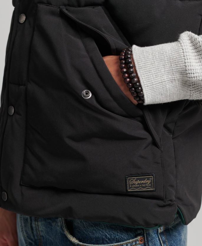 Superdry mørk grå klær 86P46D4528 vintage fjellgilet menn