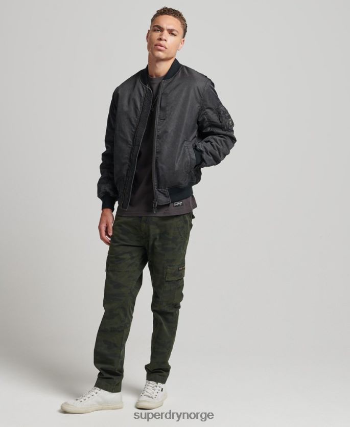 Superdry mørk grå klær 86P46D4647 vintage ma1 bomberjakke menn