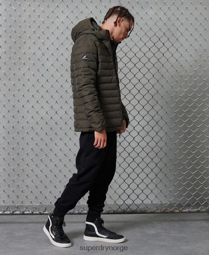 Superdry mørk grå klær 86P46D4731 hette fuji jakke menn