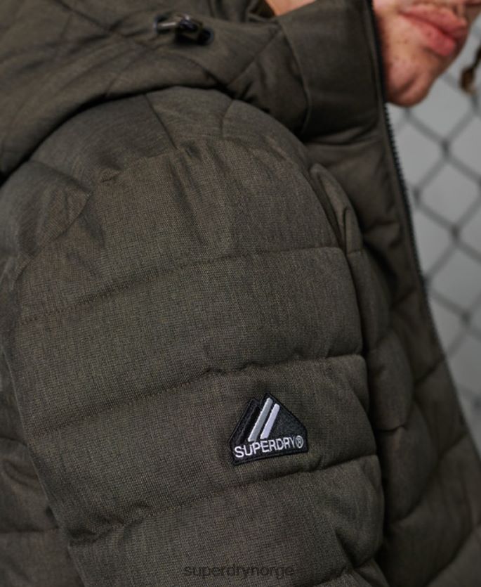 Superdry mørk grå klær 86P46D4731 hette fuji jakke menn