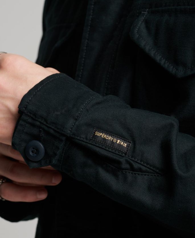 Superdry mørk grå klær 86P46D947 vintage m65 militærjakke menn