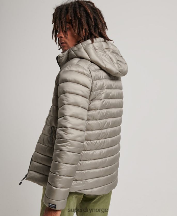 Superdry mørk grå klær 86P46D949 lett polstret jakke menn