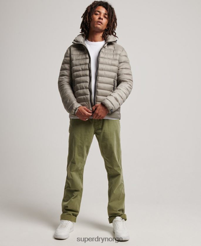 Superdry mørk grå klær 86P46D949 lett polstret jakke menn
