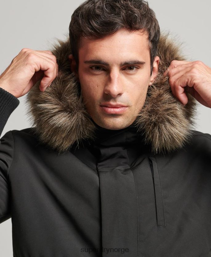 Superdry mørk grå klær 86P46D983 everest bomber jakke menn