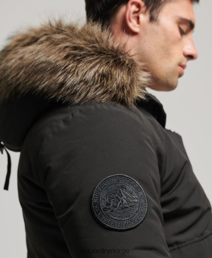 Superdry mørk grå klær 86P46D983 everest bomber jakke menn