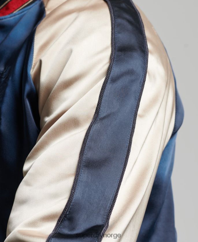 Superdry mørke blå klær 86P46D904 sukajan jakke menn