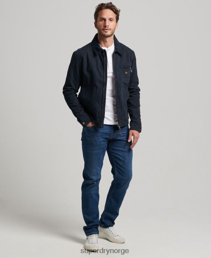 Superdry marinen klær 86P46D1030 vintage ranch harrington jakke menn