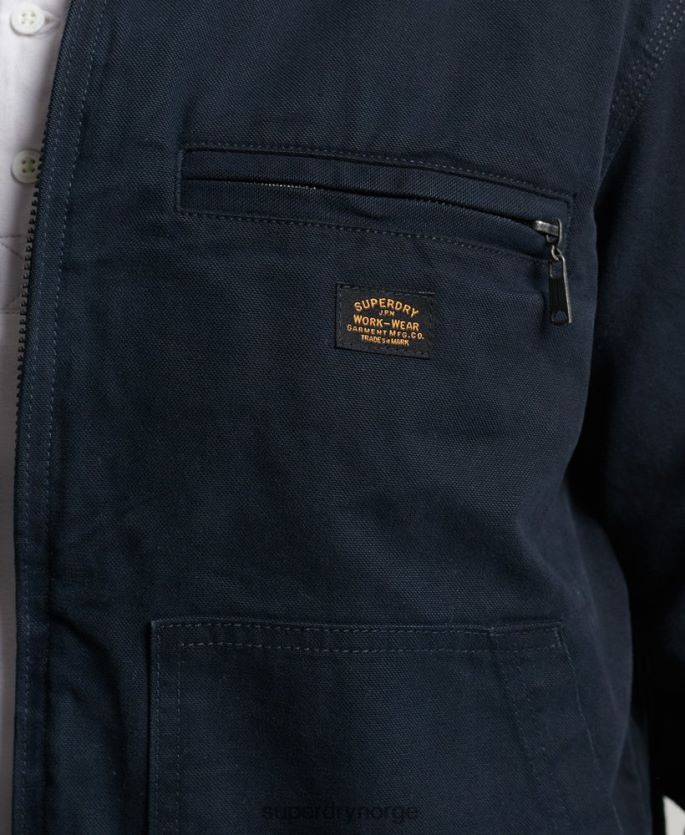 Superdry marinen klær 86P46D1030 vintage ranch harrington jakke menn