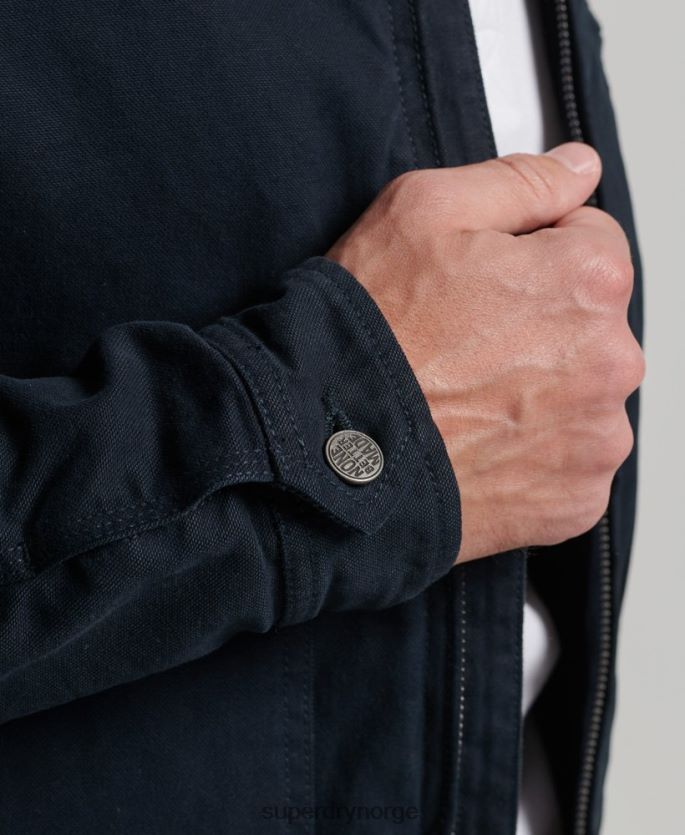 Superdry marinen klær 86P46D1030 vintage ranch harrington jakke menn