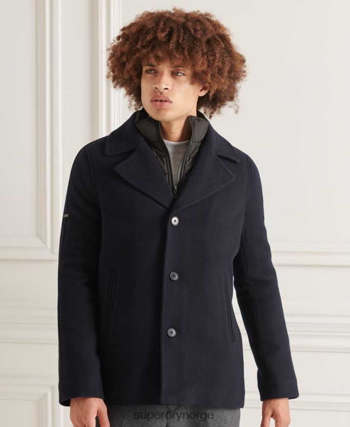 Superdry marinen klær 86P46D1036 studios kort vattert jakke menn