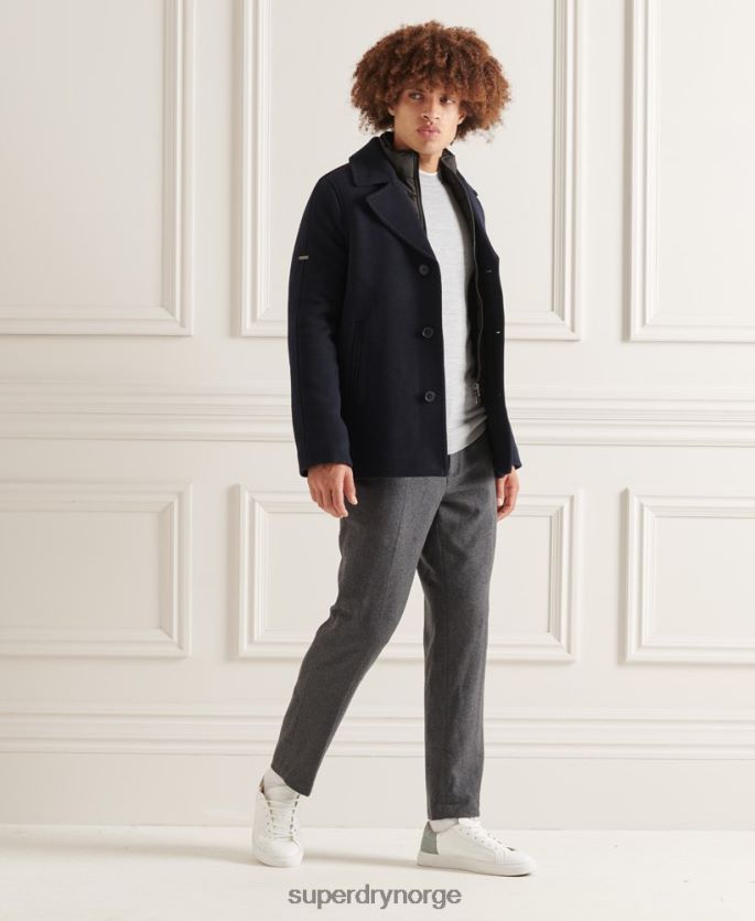 Superdry marinen klær 86P46D1036 studios kort vattert jakke menn