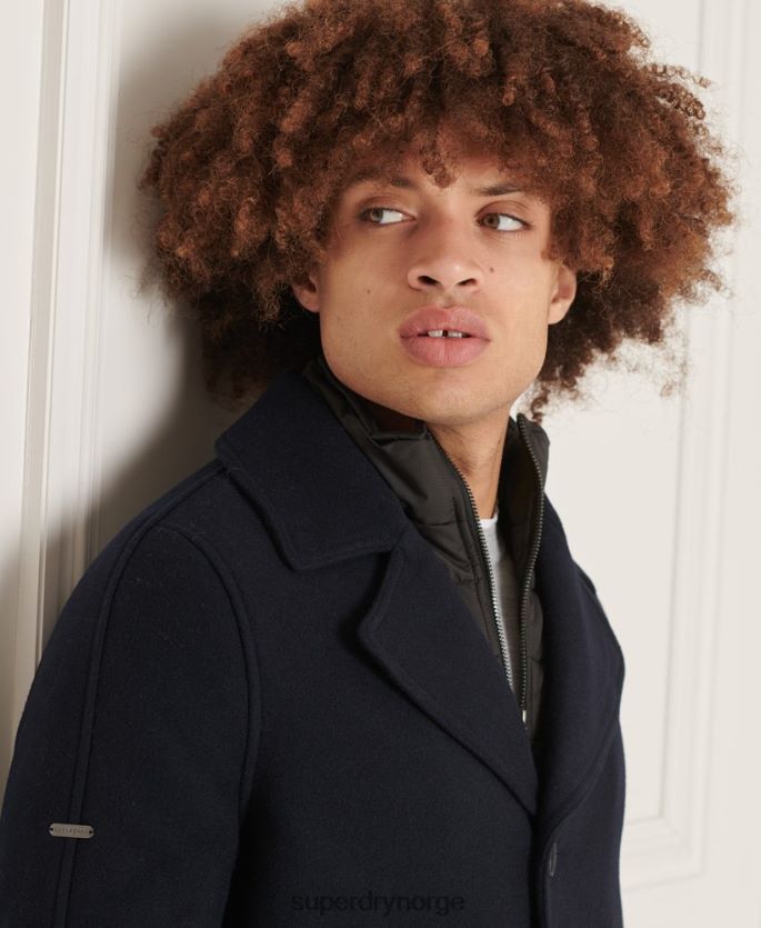 Superdry marinen klær 86P46D1036 studios kort vattert jakke menn