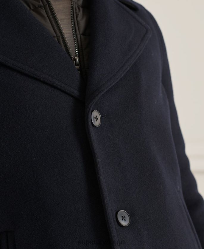 Superdry marinen klær 86P46D1036 studios kort vattert jakke menn