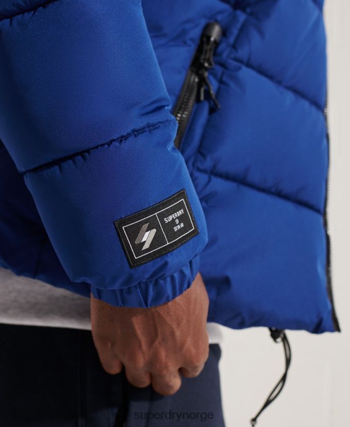 Superdry marinen klær 86P46D1118 sport puffer hettejakke menn