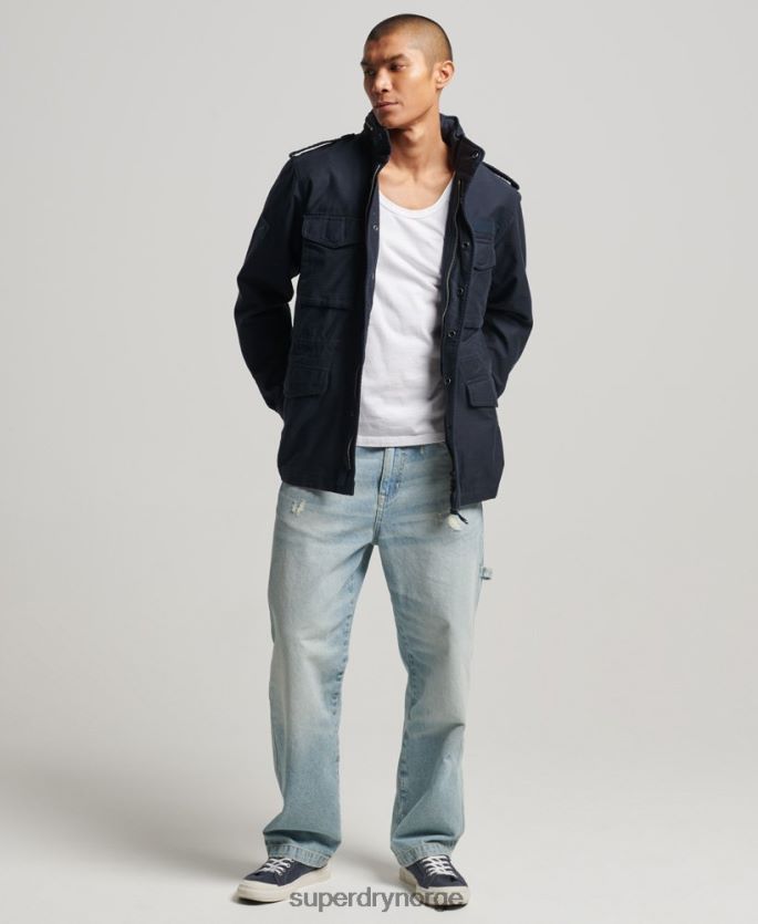 Superdry marinen klær 86P46D1130 militær m65 jakke menn
