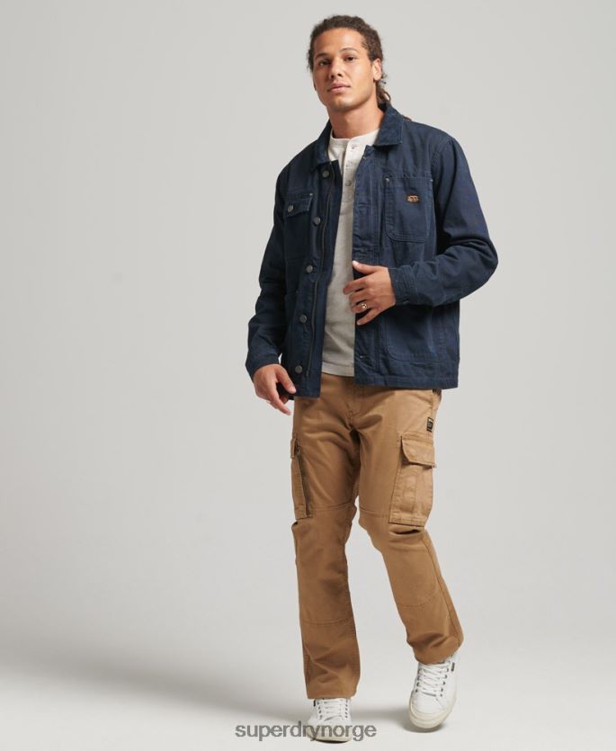 Superdry marinen klær 86P46D4440 vintage ranch jakke menn