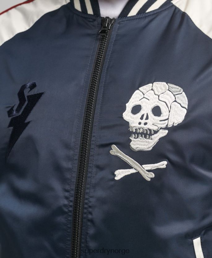 Superdry marinen klær 86P46D4585 vintage sukajan bomberjakke menn