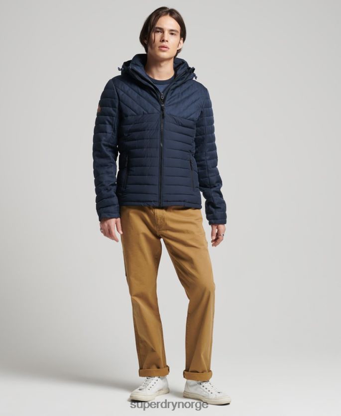 Superdry marinen klær 86P46D4625 tweed mix fuji jakke menn