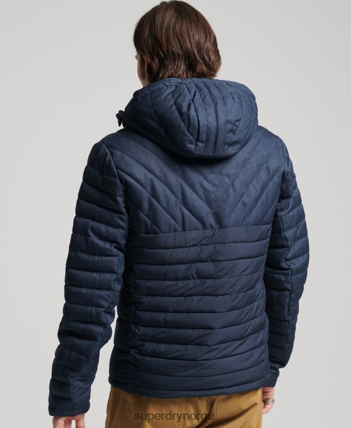 Superdry marinen klær 86P46D4625 tweed mix fuji jakke menn