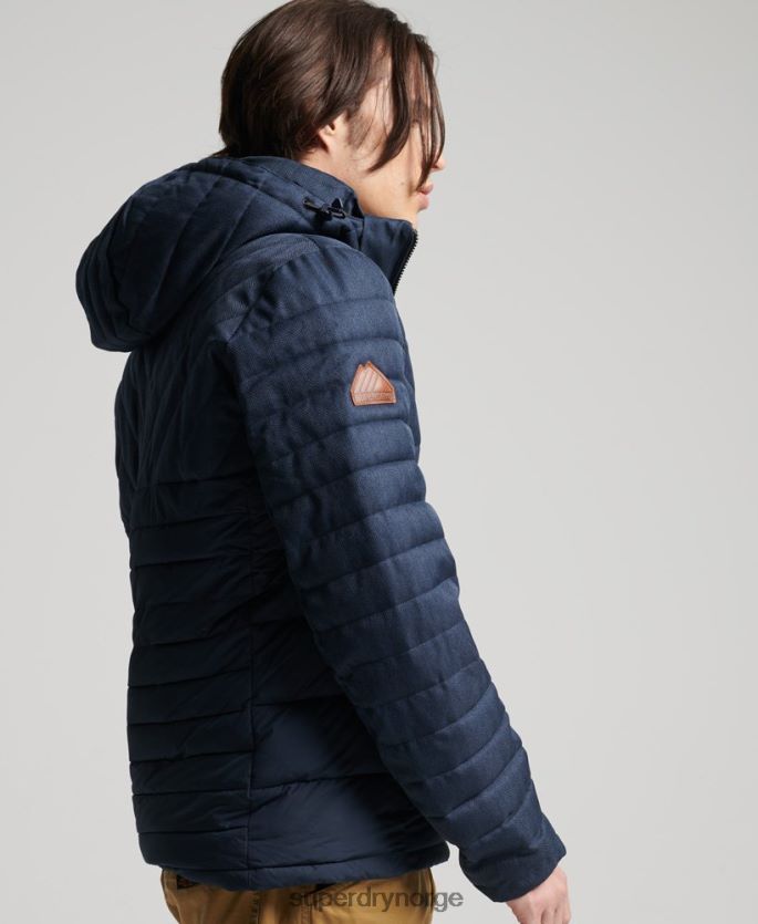 Superdry marinen klær 86P46D4625 tweed mix fuji jakke menn