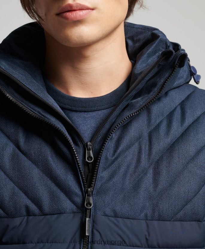 Superdry marinen klær 86P46D4625 tweed mix fuji jakke menn