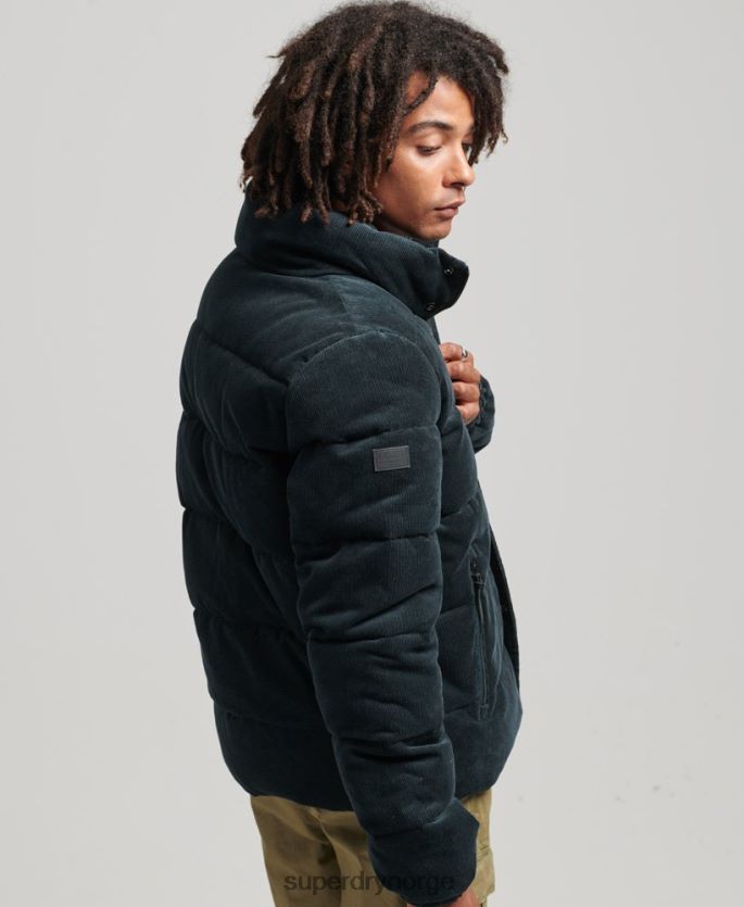 Superdry marinen klær 86P46D4698 vintage retro cord puffer jakke menn