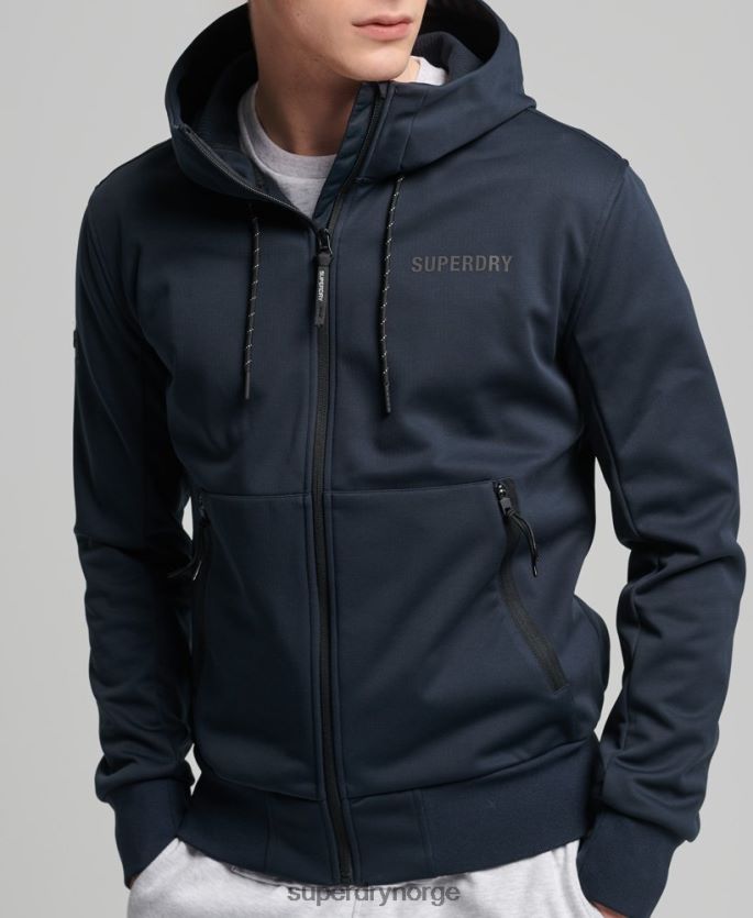 Superdry marinen klær 86P46D4705 tech soft shell treningsjakke menn