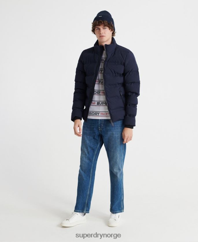 Superdry marinen klær 86P46D4735 ultimate radar quilt puffer jakke menn