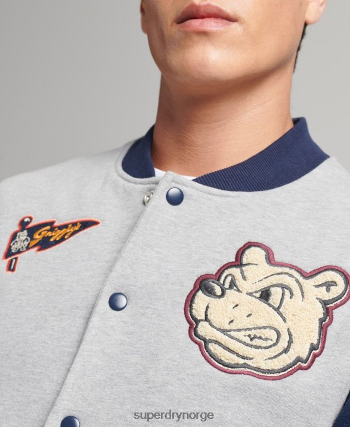 Superdry marinen klær 86P46D5202 vintage collegiate bomberjakke menn