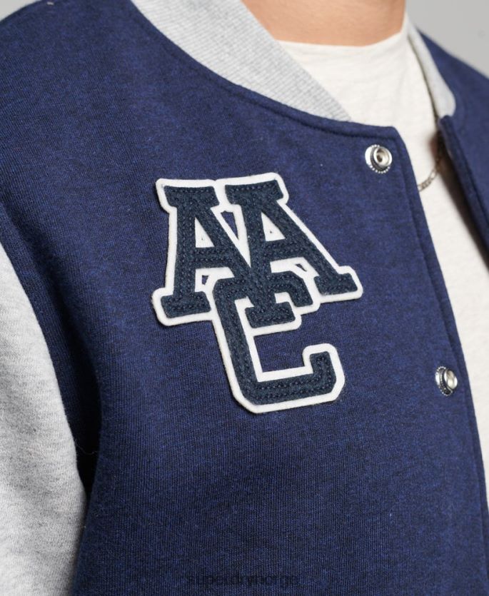 Superdry marinen klær 86P46D604 vintage collegiate bomberjakke menn