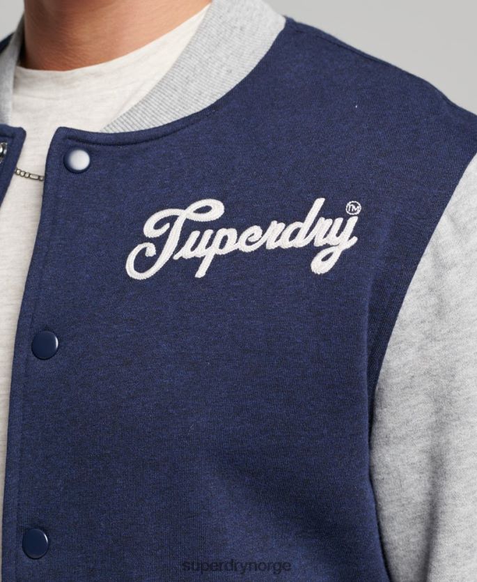 Superdry marinen klær 86P46D604 vintage collegiate bomberjakke menn