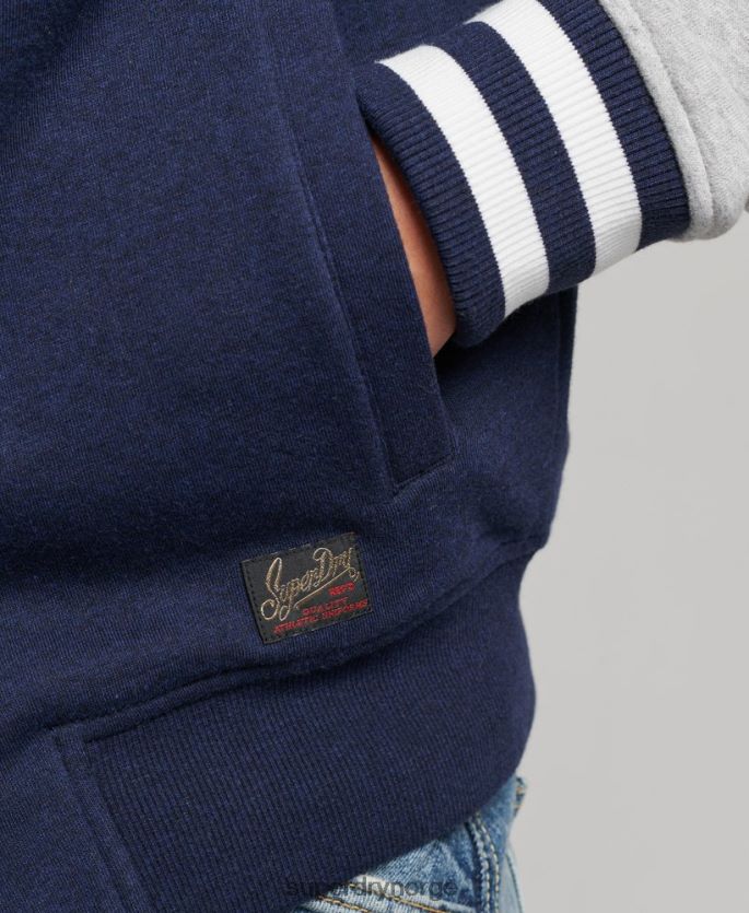 Superdry marinen klær 86P46D604 vintage collegiate bomberjakke menn