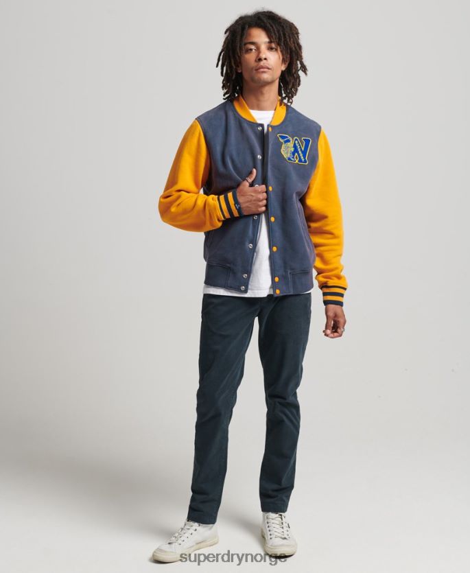 Superdry marinen klær 86P46D806 vintage collegiate bomberjakke menn