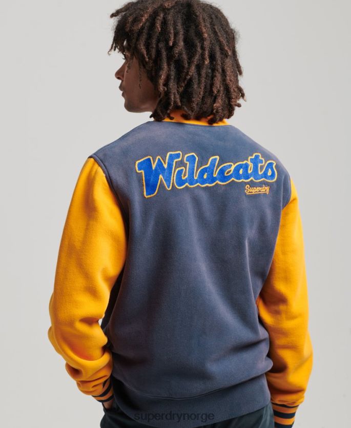 Superdry marinen klær 86P46D806 vintage collegiate bomberjakke menn