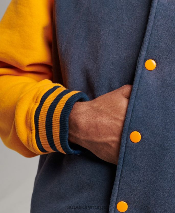 Superdry marinen klær 86P46D806 vintage collegiate bomberjakke menn