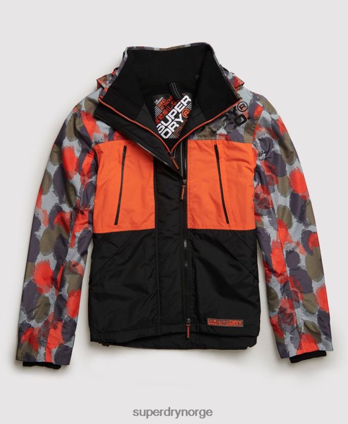 Superdry multi klær 86P46D1201 hette sd-wind angriperjakke med polartryk menn