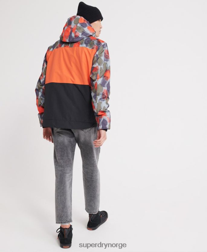 Superdry multi klær 86P46D1201 hette sd-wind angriperjakke med polartryk menn