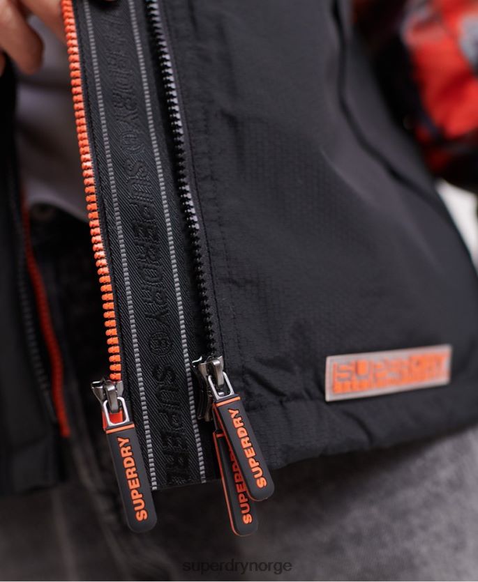 Superdry multi klær 86P46D1201 hette sd-wind angriperjakke med polartryk menn