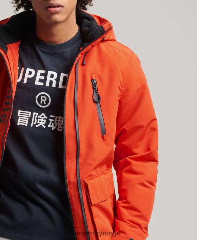 Superdry oransje klær 86P46D1091 ultimate sd vindjakke menn