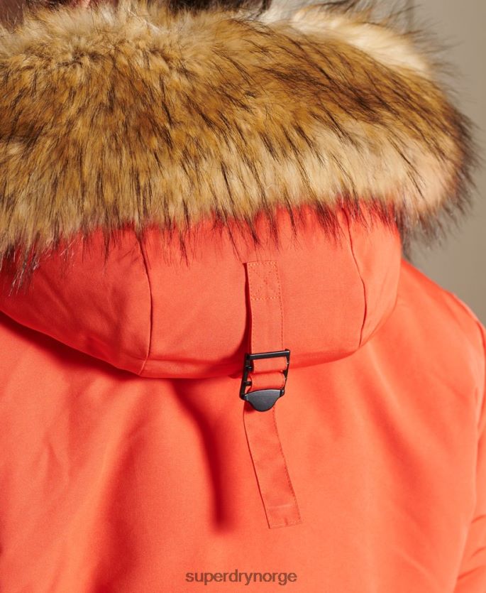 Superdry oransje klær 86P46D4749 everest bomber jakke menn