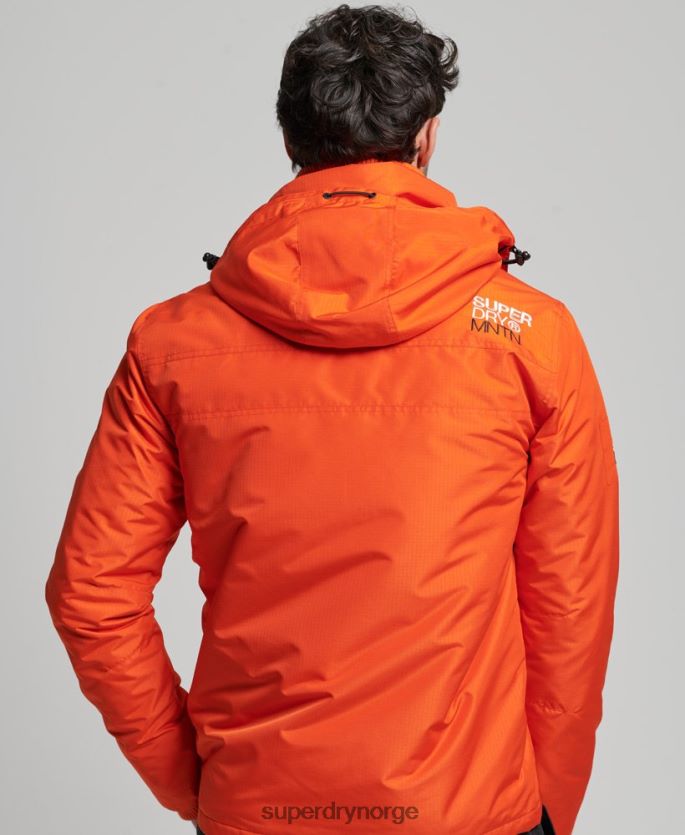 Superdry oransje klær 86P46D944 mountain sd vindjakke menn