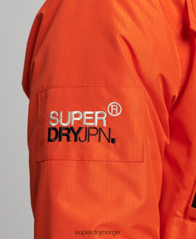 Superdry oransje klær 86P46D944 mountain sd vindjakke menn